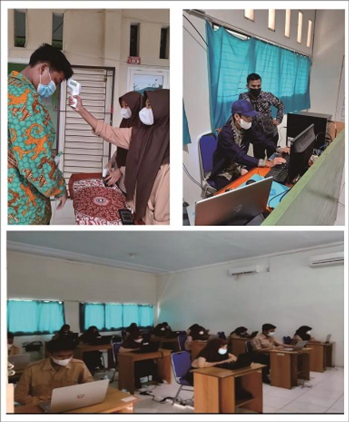 Simulasi Asesmen Nasional Berbasis Komputer (ANBK) Siswa/I MAN 2 Muaro Jambi Berjalan Lancar