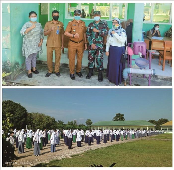 Pelaksanaan Vaksinasi Siswa-Siswi MAN 2 Muaro Jambi Bekerjasama Dengan Koramil Sengeti Berjalan Lancar