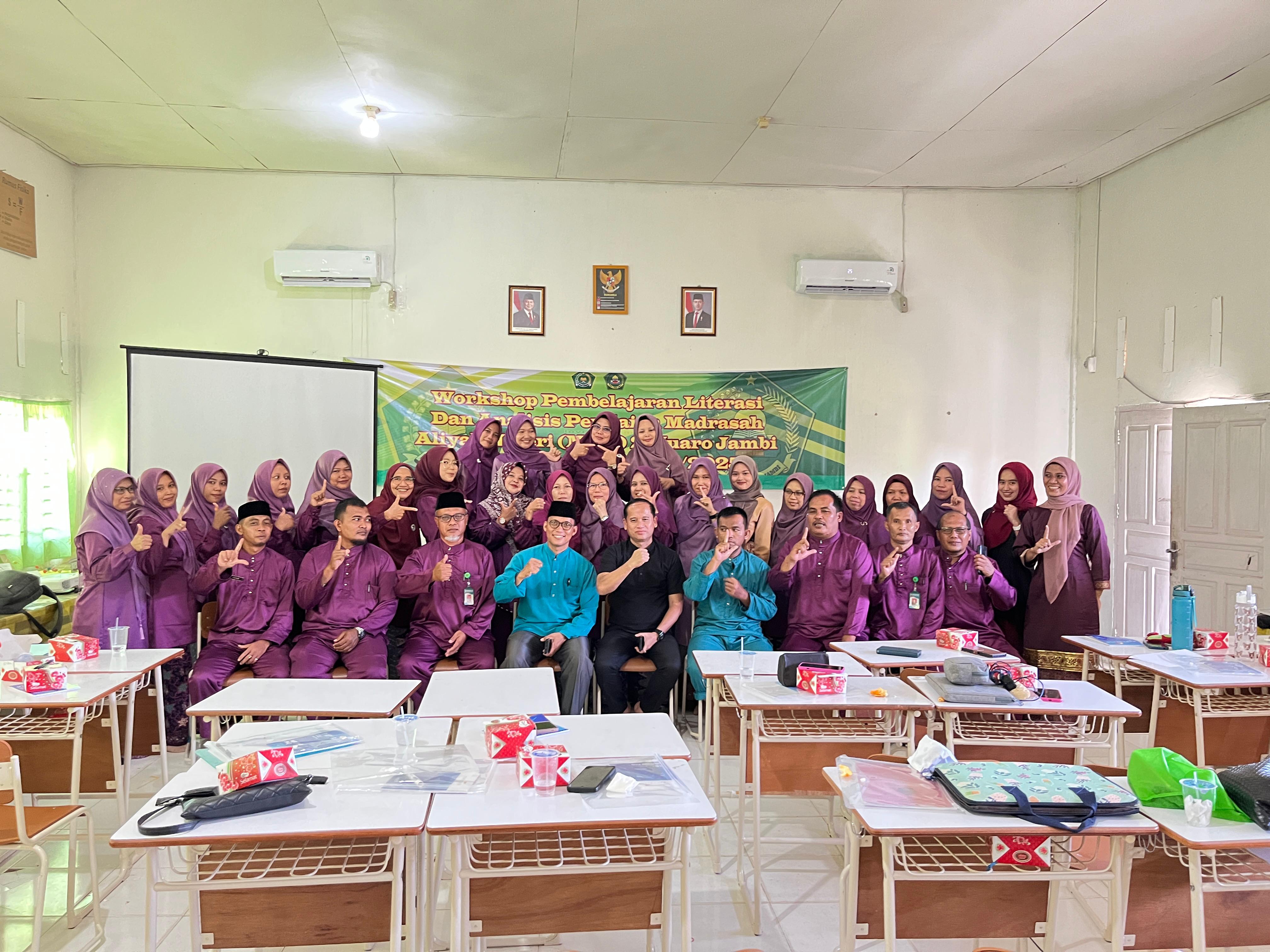 MAN 2 Muaro Jambi Adakan Workshop Pembelajaran Literasi Dan Analisis Penilaian Madrasah MAN 2 Muaro Jambi Adakan Workshop Pembelajaran Literasi Dan Analisis Penilaian Madrasah