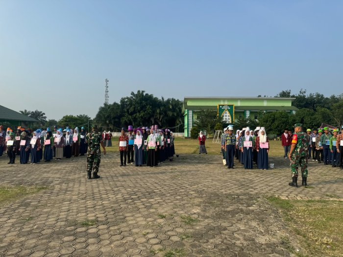 Koramil Sengeti Sampaikan Materi Wawasan Kebangsaan pada Hari Kedua MATAMUDA BeTUAH MAN 2 Muaro Jambi