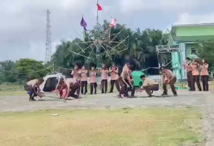 Ekskul MAN 2 Muaro Jambi Unjuk Kebolehan di Hadapan Peserta MATAMUDA BeTUAH