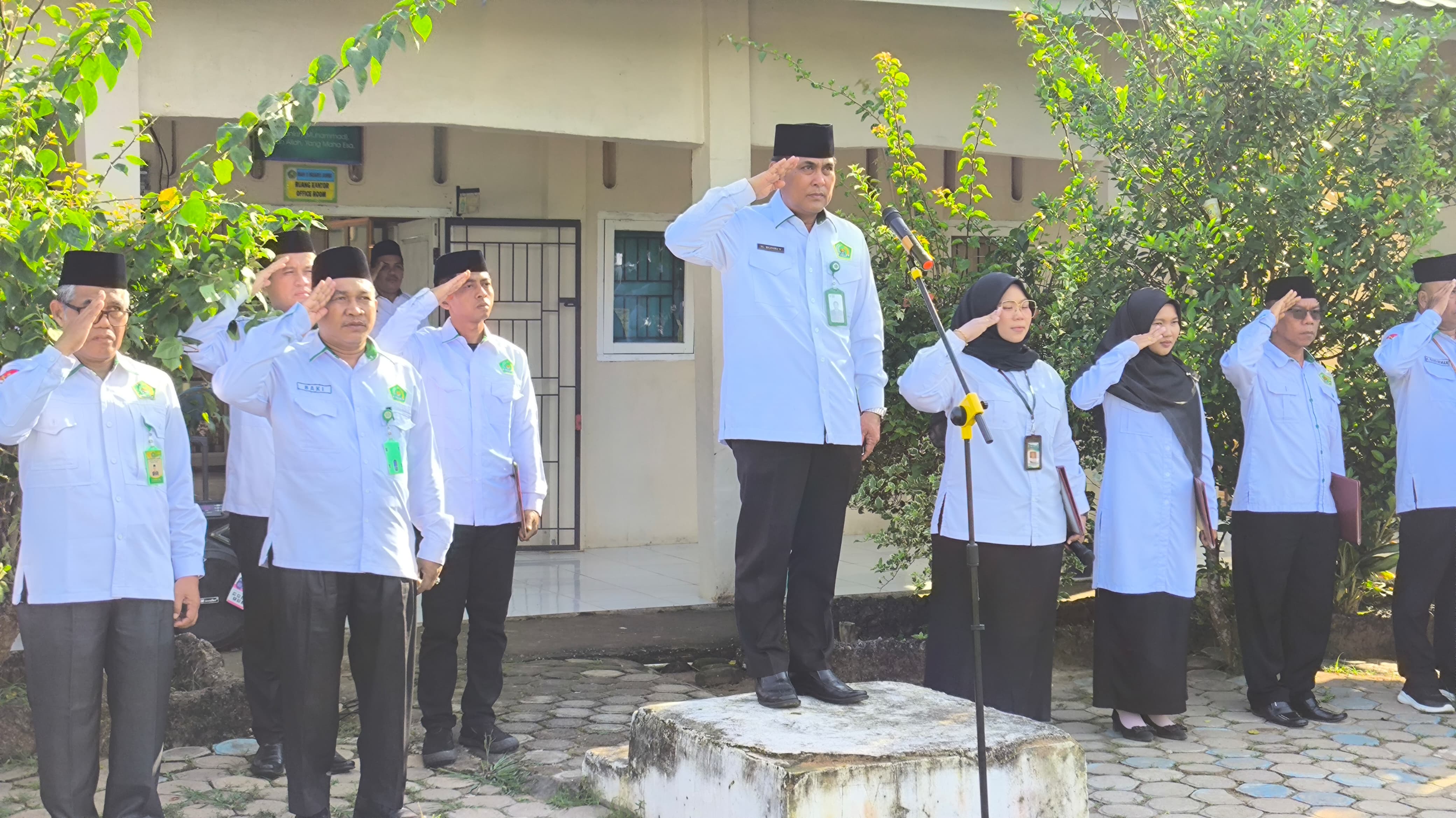 MAN 2 Muaro Jambi Tuan Rumah Upacara HARKITNAS Di Lingkungan Kemenag Muaro Jambi
