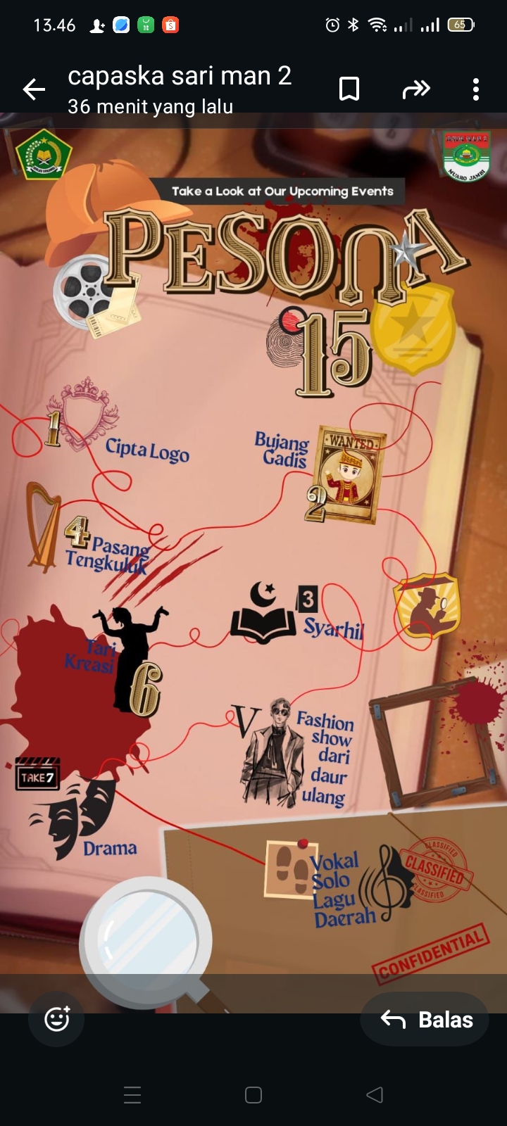 Panitia Pesona 15 Th MAN 2 Muaro Jambi Terus Berbenah Menjelang Acara Pembukaan Panitia Pesona 15 Th MAN 2 Muaro Jambi Terus Berbenah Menjelang Acara Pembukaan