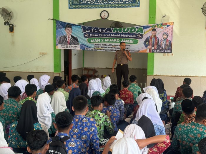 Polres Muaro Jambi Bekali Peserta MATAMUDA BeTUAH MAN 2 Muaro Jambi
