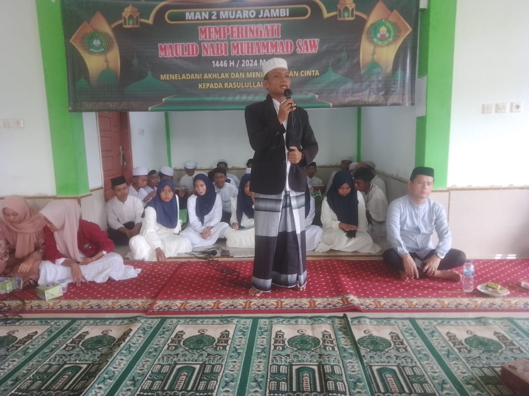 MAN 2 Muaro Jambi Peringati Maulid Nabi Muhammad.SAW 1446H/2024M.