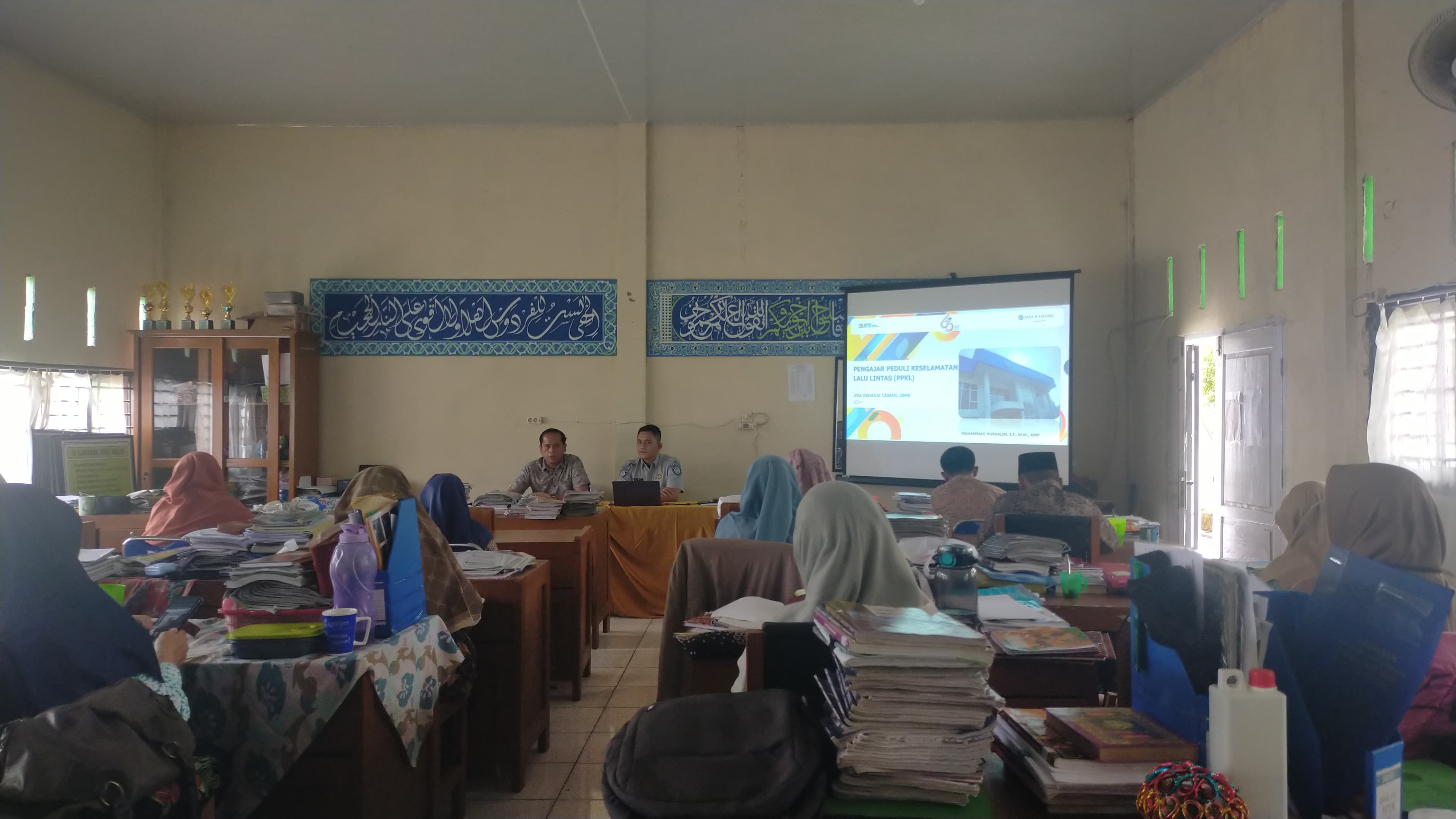 Jasa Raharja cabang Jambi adakan sosialisasi pengajar peduli keselamatan lalu lintas di MAN 2 Muaro Jambi